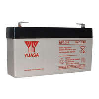 YUASA AGM akkumulátor, 6 V, 12 Ah, zárt, gondozásmentes