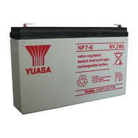 YUASA AGM akkumulátor, 6 V, 7 Ah, zárt, gondozásmentes