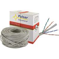 PULSAR UTP, CAT6 kábel, 0,57 mm keresztmetszetű, kültéri, fehér, 305 m