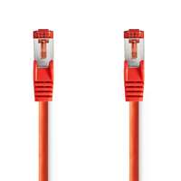 SOLLEYSEC Duplán árnyékolt patch kábel CAT6, 1 m, piros