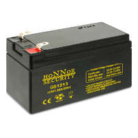 HONNOR SECURITY AGM akkumulátor, 12 V, 1,3 Ah, zárt, gondozásmentes