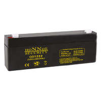 HONNOR SECURITY AGM akkumulátor, 12 V, 2,2 Ah, zárt, gondozásmentes