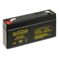 HONNOR SECURITY AGM akkumulátor, 6 V, 3,2 Ah, zárt, gondozásmentes