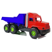  Játék műanyag óriás dömper szállító jármű 80 cm 5027 piros-kék