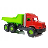  Játék műanyag óriás dömper szállító jármű 80 cm 5027 piros-zöld