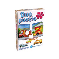 Magyar Gyártó DUO Puzzle SOS járművekkel - D-Toys