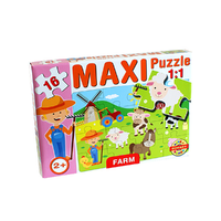 Magyar Gyártó Maxi puzzle Farm állatokkal - D-Toys
