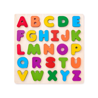 Woodyland Színes betűk fa formapuzzle 26db-os - Woodyland
