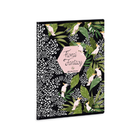 Ars Una Ars Una: Floral Kakadu négyzethálós füzet A/5 40lapos