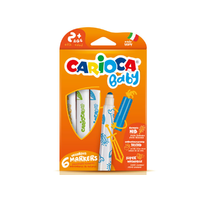 Carioca Carioca: Színes bébi filctoll 6db-os szett kimosható