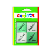Carioca Szögletes radír szett két színnel 4db-os - Carioca