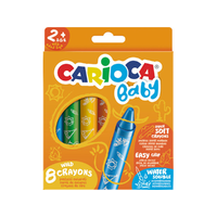 Carioca Lemosható extra puha Baby zsírkréta szett 8db - Carioca