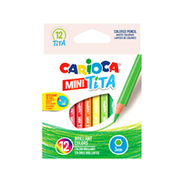 Carioca Carioca: Mini Tita törésálló színes ceruza szett 12db-os