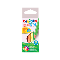 Carioca Carioca: Mini Tita törésálló színesceruza szett 6db-os