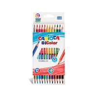 Carioca Színes ceruzakészlet kétvégű 12db-os 24 színnel - Carioca