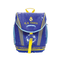 Eurocom Real Madrid ergonomikus iskolatáska, hátizsák kék-sárga színben