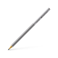 Faber-Castell Faber-Castell: Grip grafit ceruza 2B ezüst
