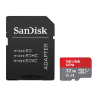 SanDisk Sandisk microSD Ultra®kártya 32GB 120MB/s A1 Class 10 UHS-I + adapter (186500)