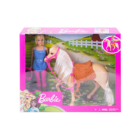 Mattel Barbie lovas szett babával - Mattel