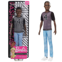 Mattel Barbie Fashionista fiú baba farmerban és pólóban - Mattel