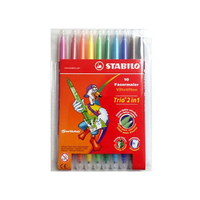 Stabilo Stabilo: Trio 2in1 színes 10 db-os filctoll szett