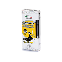 Carioca Corvina Permanent fekete alkoholos tűfilc 1mm 1 db - Carioca