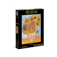 Clementoni Museum Collection: Vincent Van Gogh - Váza tizenkét napraforgóval 1000 db-os puzzle - Clementoni