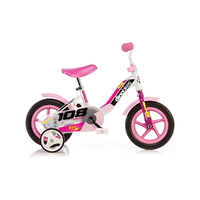 Dino Bikes Rózsaszín kerékpár 10-es méretben
