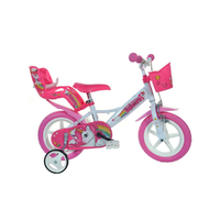 Dino Bikes Unikornis rózsaszín-fehér kerékpár 12-es méretben
