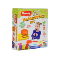 ER Toys Play-Dough: Heroes Hamburger gyurma szett 7db-os