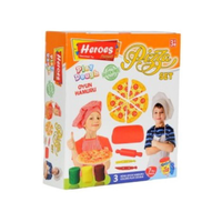 ER Toys Play-Dough: Heroes Pizza gyurma szett 7db-os