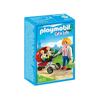 Playmobil Playmobil: Anyuka az iker babakocsival (5573)