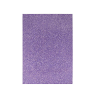 Spirit Spirit: Csillámos dekorációs habszivacs lap lila színben A/4 1db