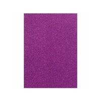 Spirit Spirit: Dekorációs csillámos habszivacs lap lila színben A/4 1db