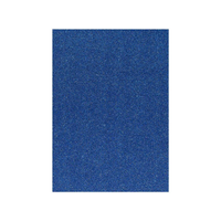 Spirit Spirit: Öntapadós csillámos dekorációs habszivacs lap kék színben A/4 1db