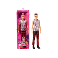 Mattel Barbie Fashionista fiú baba kockás nadrágban - Mattel