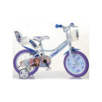 Dino Bikes Jégvarázs 2 fehér-lila színű kerékpár 14-es méretben