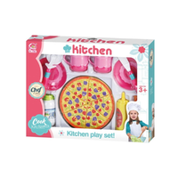Magic Toys Cook Kitchen: Pizza játékkonyha kiegészítő szett étkészlettel