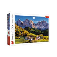 Trefl Val di Funes völgy, Dolomitok - Olaszország 1500db-os puzzle -Trefl