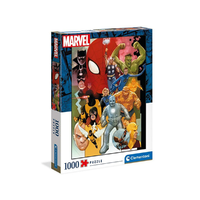 Clementoni High Quality Collection: Marvel szuperhősök 80-as évek 1000db-os prémium HQC puzzle 69x50cm - Clementoni