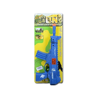 Magic Toys Katonai játék fegyver kék színben vibráló funkcióval 30cm