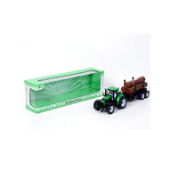 Magic Toys Farm traktor pótkocsival és rönkfával