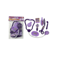 Magic Toys Játék orvosi szett lila színben sztetoszkóppal