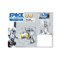 Magic Toys Space Warrior: Elektromos játék űrpisztoly fénnyel és hanggal 27cm