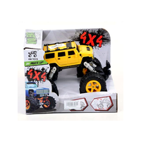 Magic Toys Rugós terepjáró autó 4x4-es sárga színben