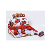 Magic Toys Fire Rescue: Lendkerekes tűzoltósági kamion többféle változatban 9,5cm 1db