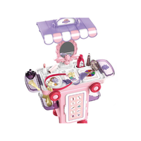 Magic Toys Szépség szett pink gurulós tárolóban 36db-os