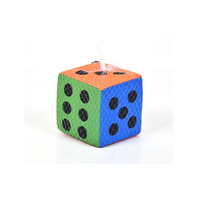 Magic Toys Puha színes dobókocka csörgővel 13cm