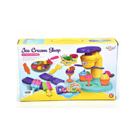 Magic Toys Cook&Clean: Fagyikészítő gyurmaszett 5 tégely színes gyurmával és kiegészítőkkel