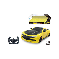 Magic Toys RC Távirányítós XXL Chevrolet Camaro sárga-fekete sportautó 1:8-as méretarányban